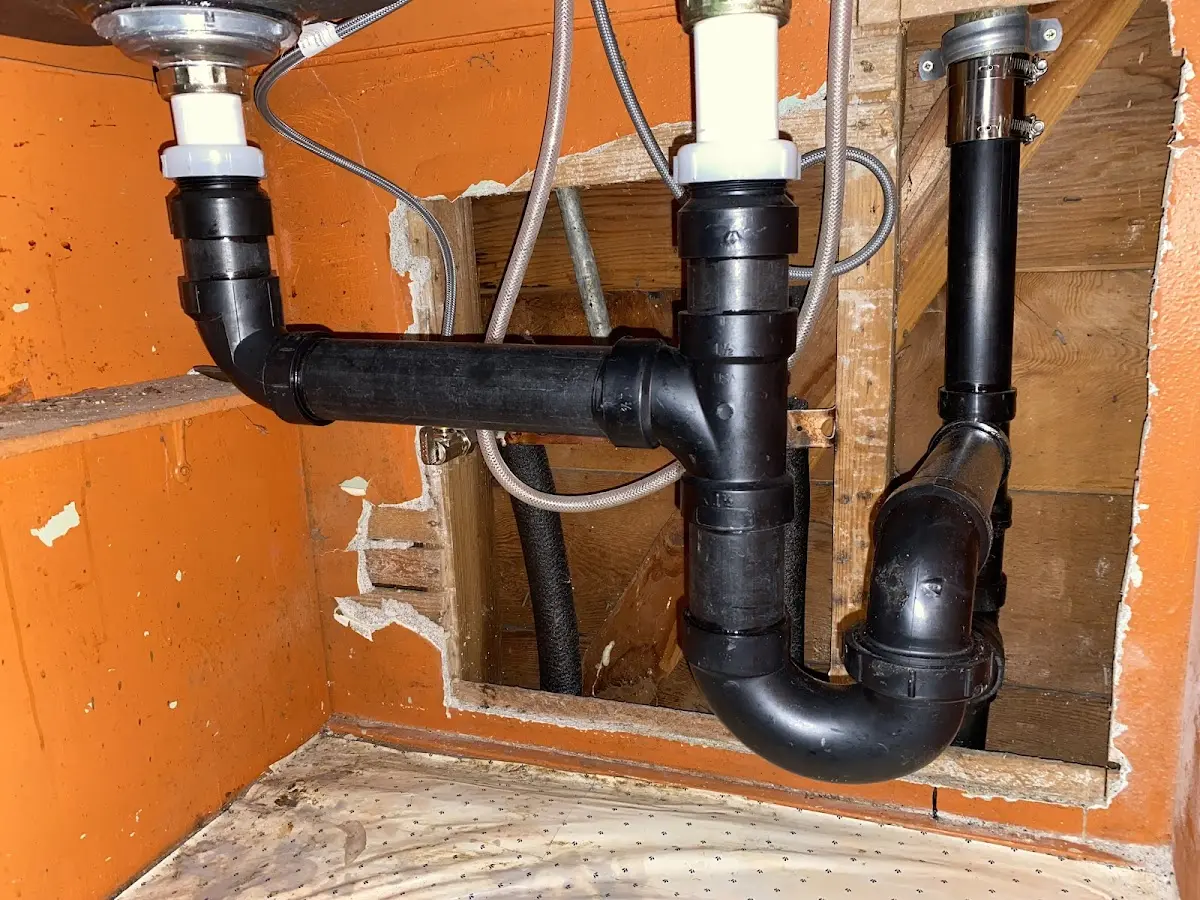 Professional Repiping Services equipment and tools on the job in Clayton